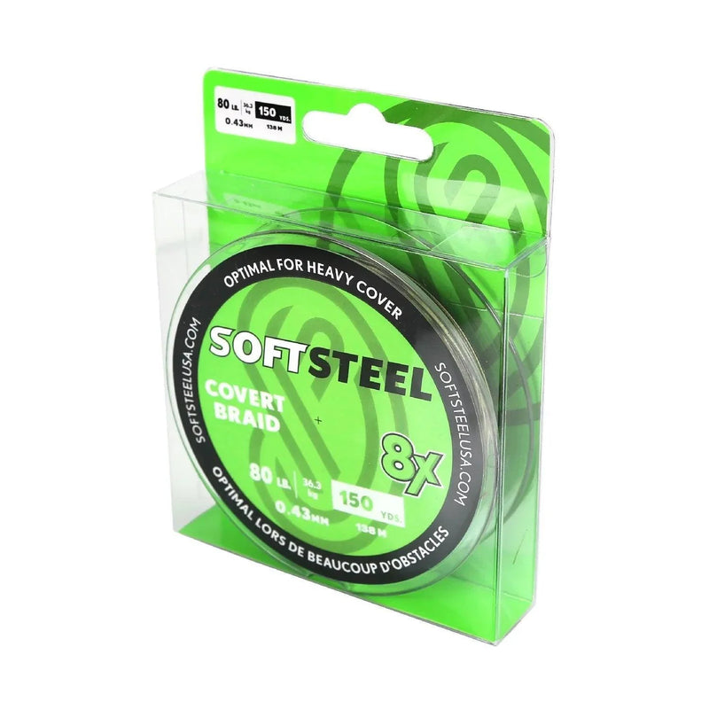 Soft Steel 8X Covert Braid Fishing Line SS8X-CB-100